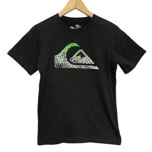 Quiksilver The Mountain And The Wave Graphic T Shirt Boys Size L Black Logo